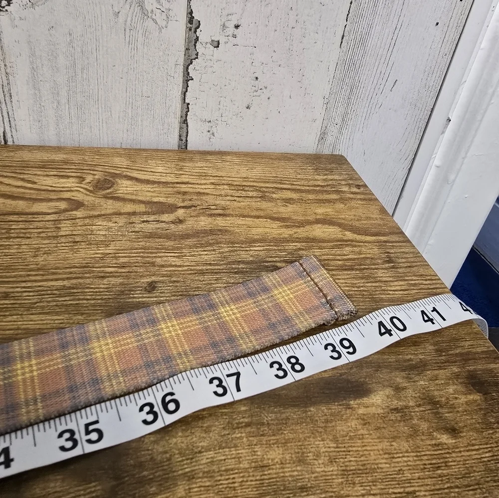 women's plaid multi colored fashion belt unbranded
